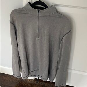 Adidas Gray Golf Quarter Zip